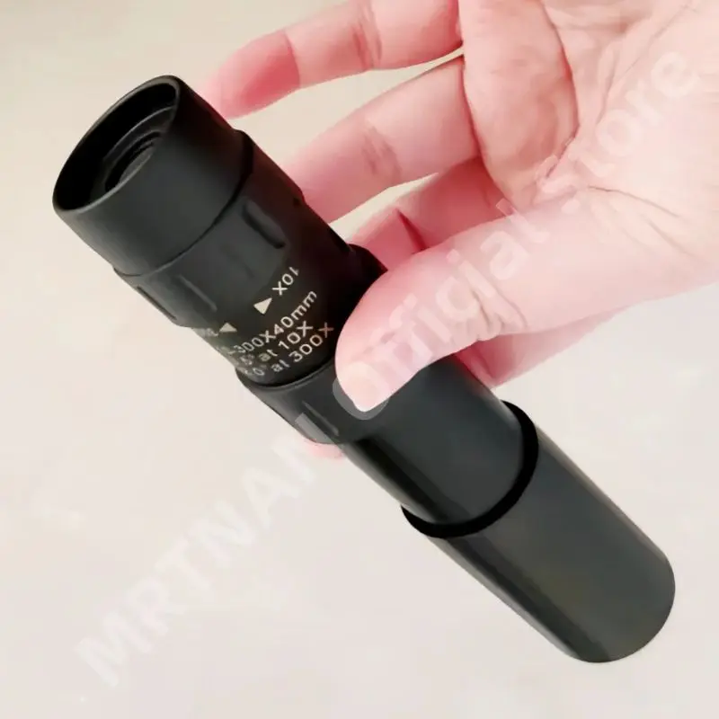 Binoculares potentes de Metal para caza, telescopio profesional portátil de largo alcance, Monocular, Zoom 10-300X, HD, Bak4 - imagen 2