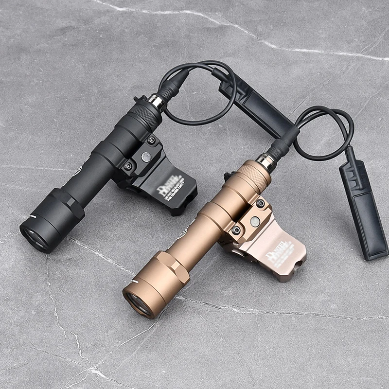 WADSN-linterna táctica SF Sureifr M300B M600B, luz blanca, montaje compensado de 600 lúmenes, Base Keymod de M-LOK compatible con lámpara de caza con riel de 20MM - imagen 2