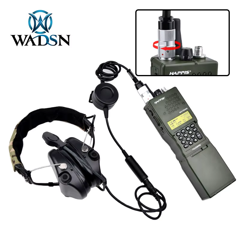 Adaptador PTT tipo K para interruptor de radio táctica - imagen 3