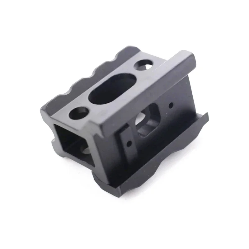 Soporte elevador de diseño transparente, montaje de alcance, peso ligero, 1 pulgada de altura para linterna óptica, caza montada con láser - imagen 5