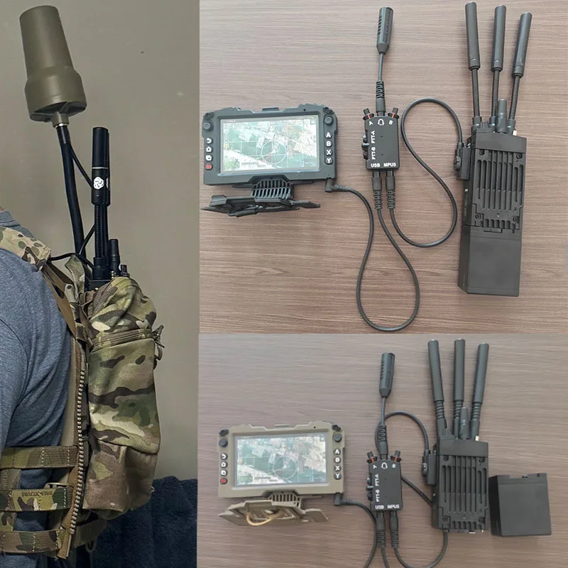 Radio PTT táctica Mpu5 RDC con intercomunicador y carcasa CS - imagen 3