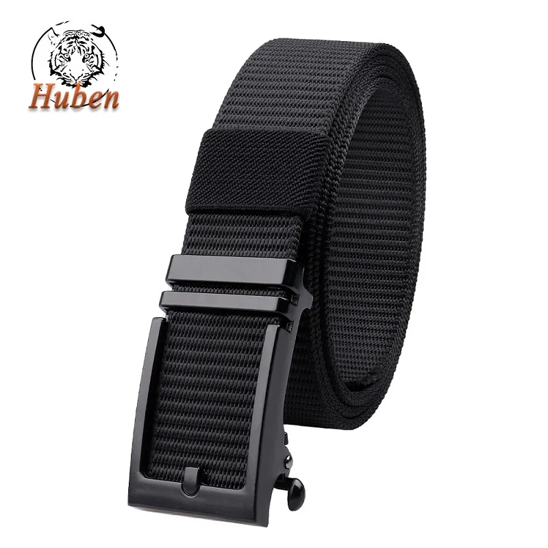 Cinturón de nailon grueso con hebilla automática de aleación para hombre - imagen 4