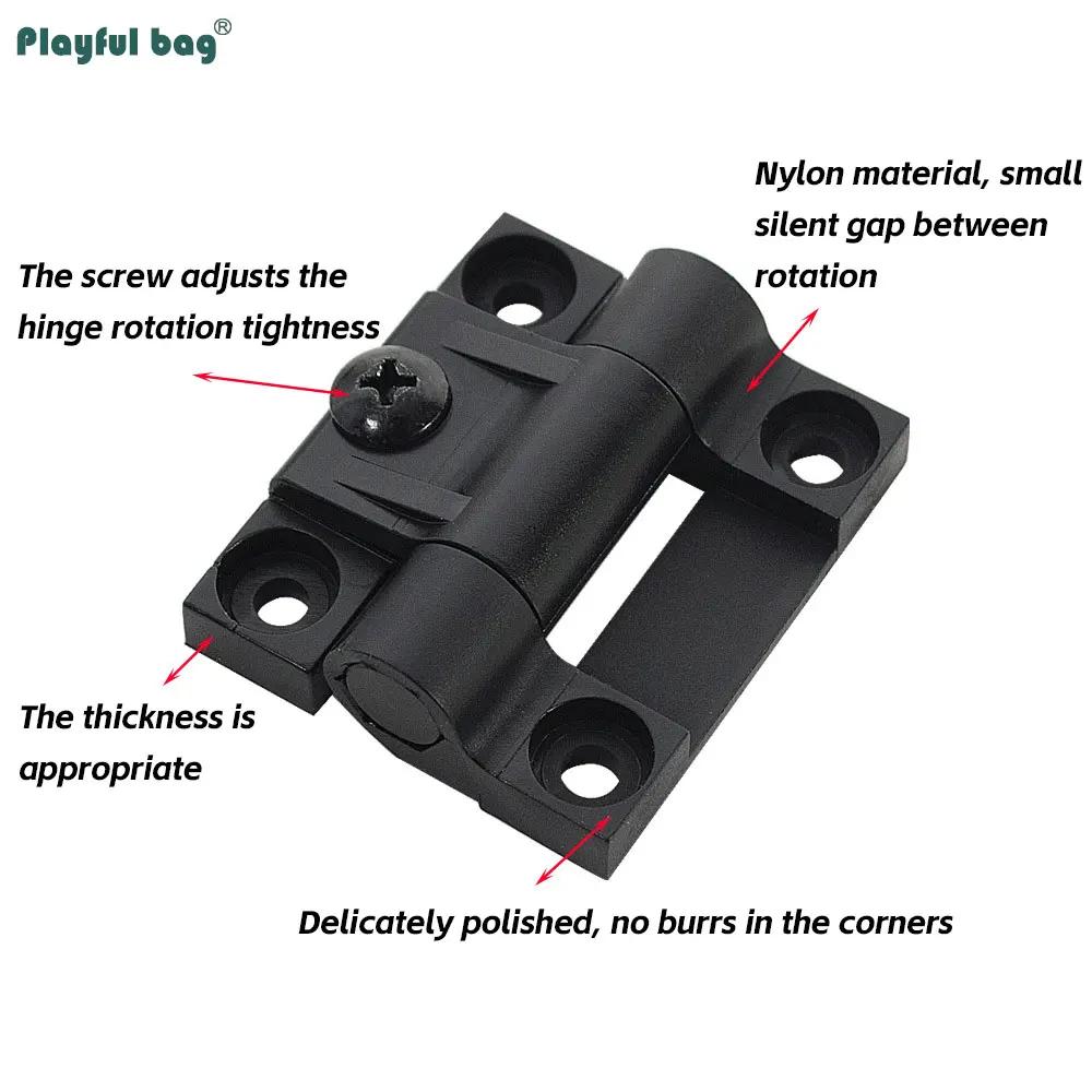 Bisagra táctica mejorada para tablero de navegación, Material de nailon, perno de aleación de aluminio 130 °   Apertura y cierre NA85 - imagen 4