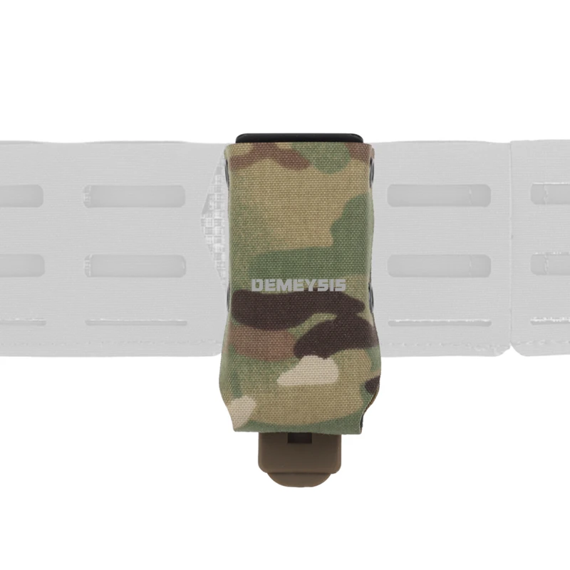 Tiro 9mm 40 bolsas para revistas sistema Molle Paintball bolsas individuales tácticas caza al aire libre CS Airsoft 9MM Mag Holder - imagen 3