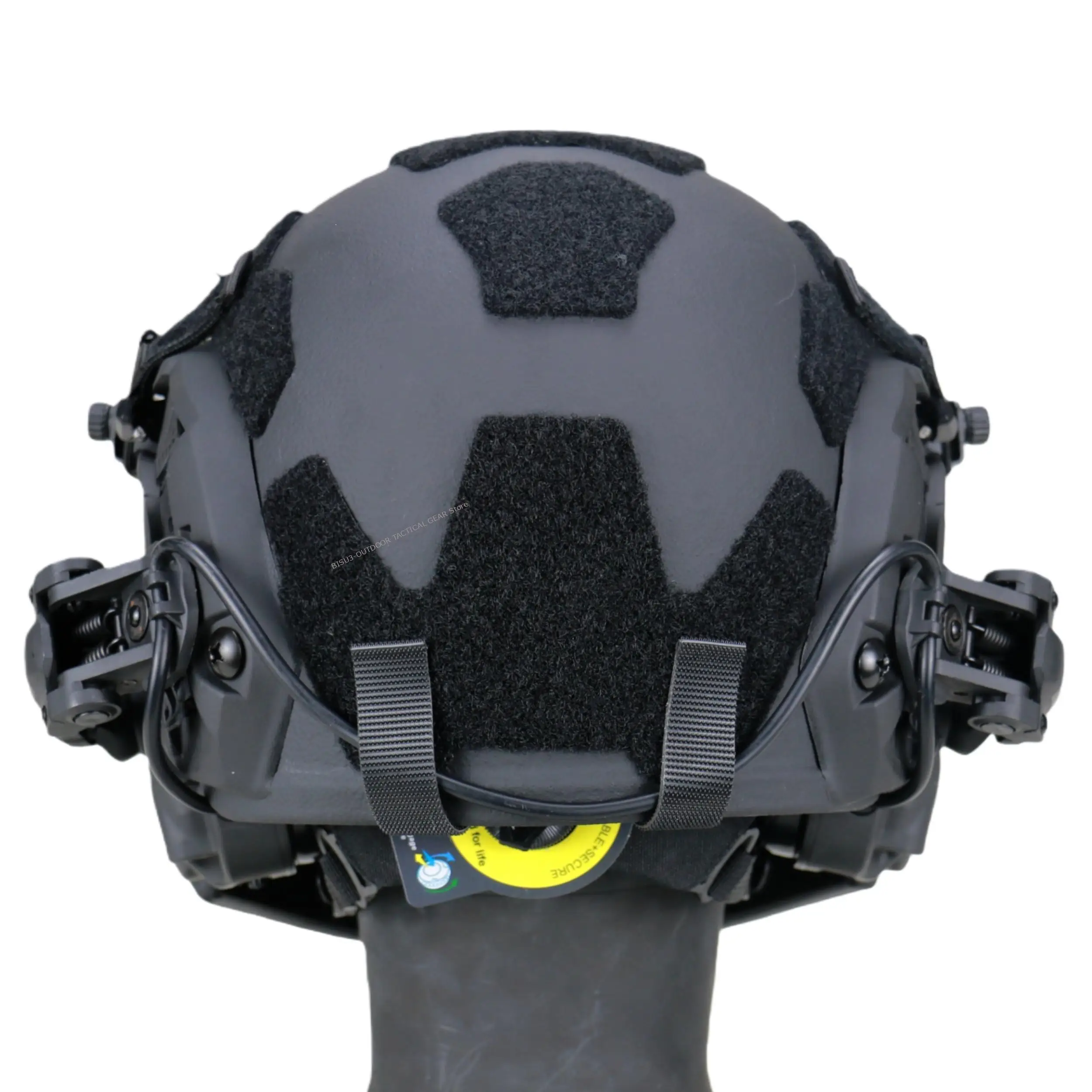 Casco rápido MICH NIJ IIIA UHMWPE con máscara y gafas extraíbles - imagen 4