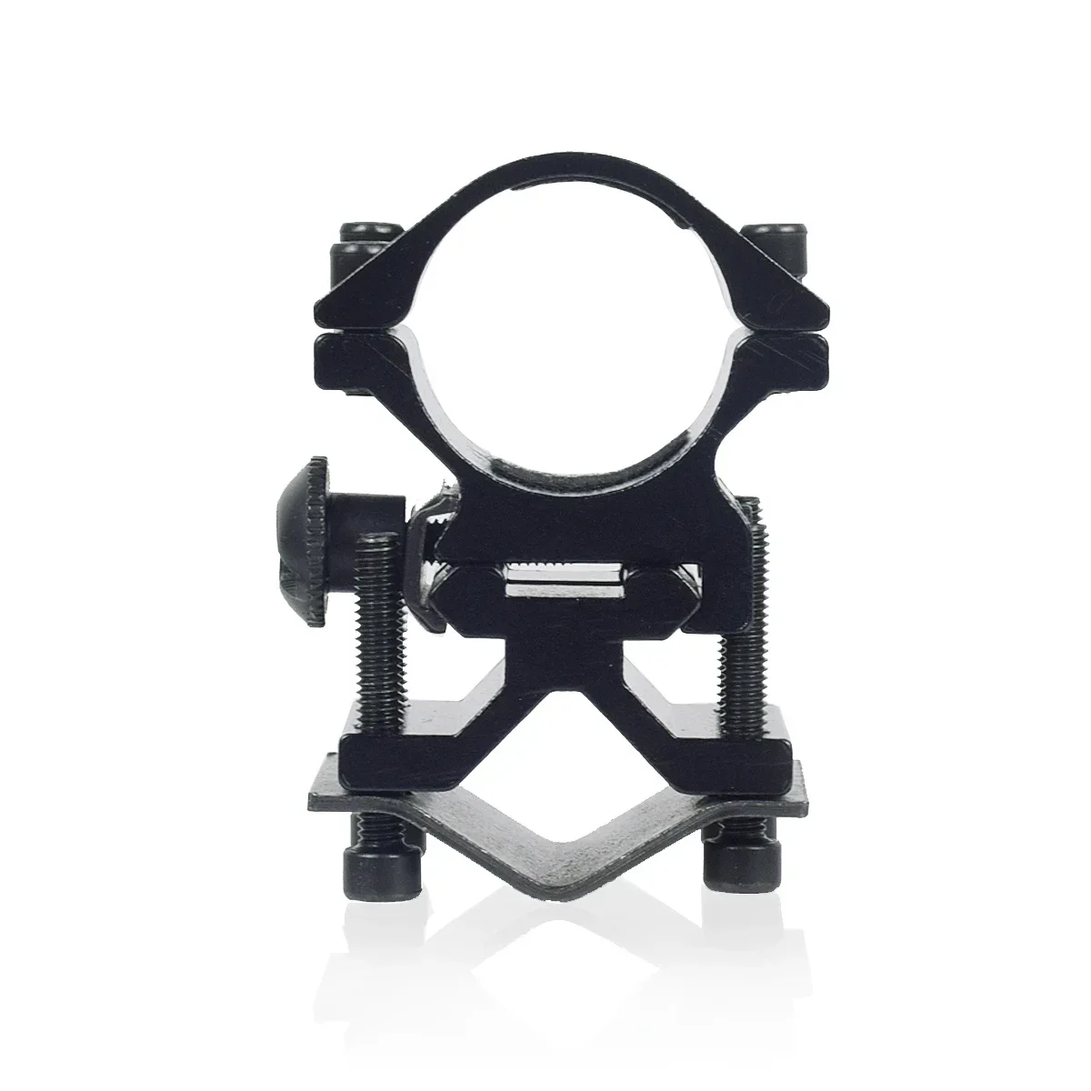 Soporte táctico Universal para linterna, arma, antorcha, soporte láser, adaptador de tubo redondo ajustable de Metal de 14-30mm, riel de montaje con Clip - imagen 4