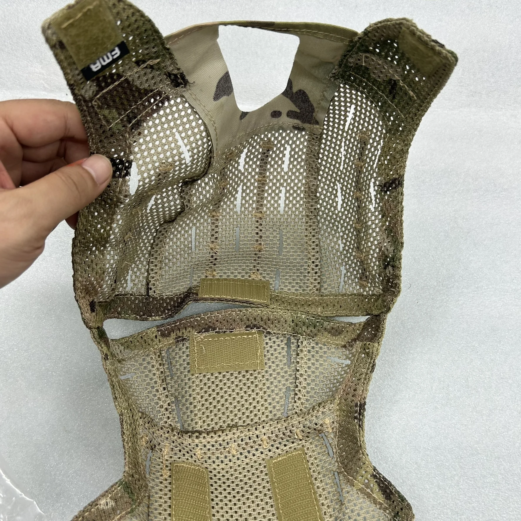 Cubierta de camuflaje para casco táctico AF con diseño de malla CP2 2 en 1 - Accesorio profesional para equipo al aire libre - imagen 2