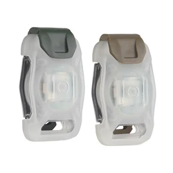 Luz de señal NANO, 2 modos, deportes al aire libre, caza, supervivencia, seguridad, casco estroboscópico, lámpara de señal, sistema MOLLE, equipo táctico de montaje