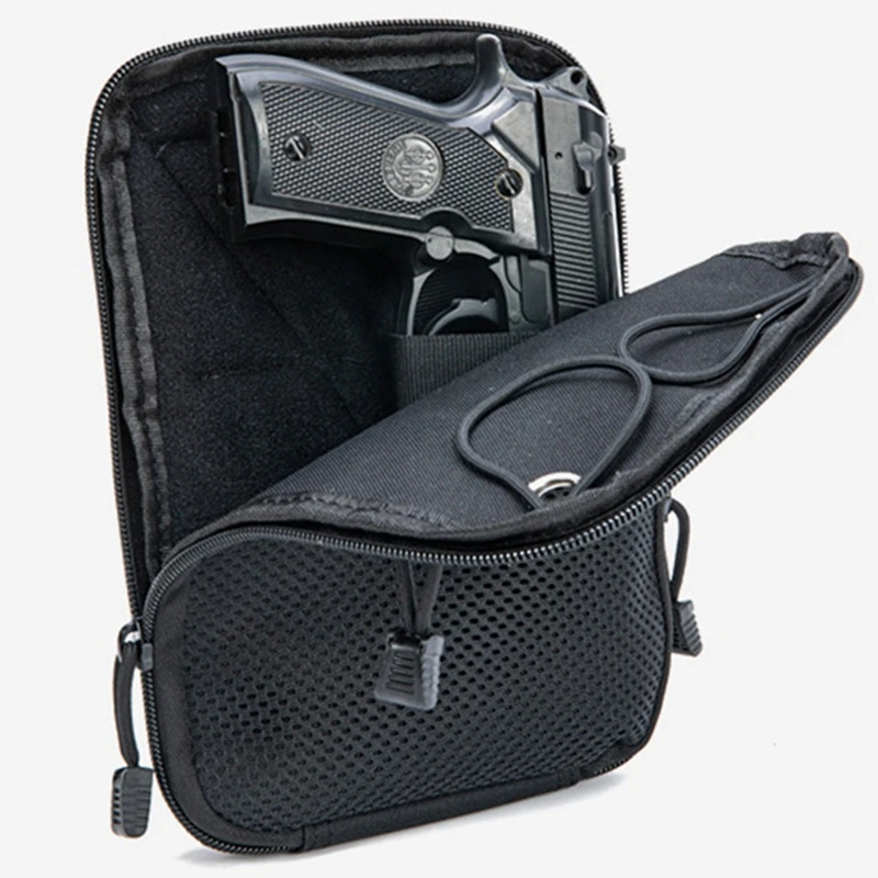 Bolsa táctica oculta para pistola, riñonera, bolsillo de cintura, funda de protección para transporte de pistola - imagen 2