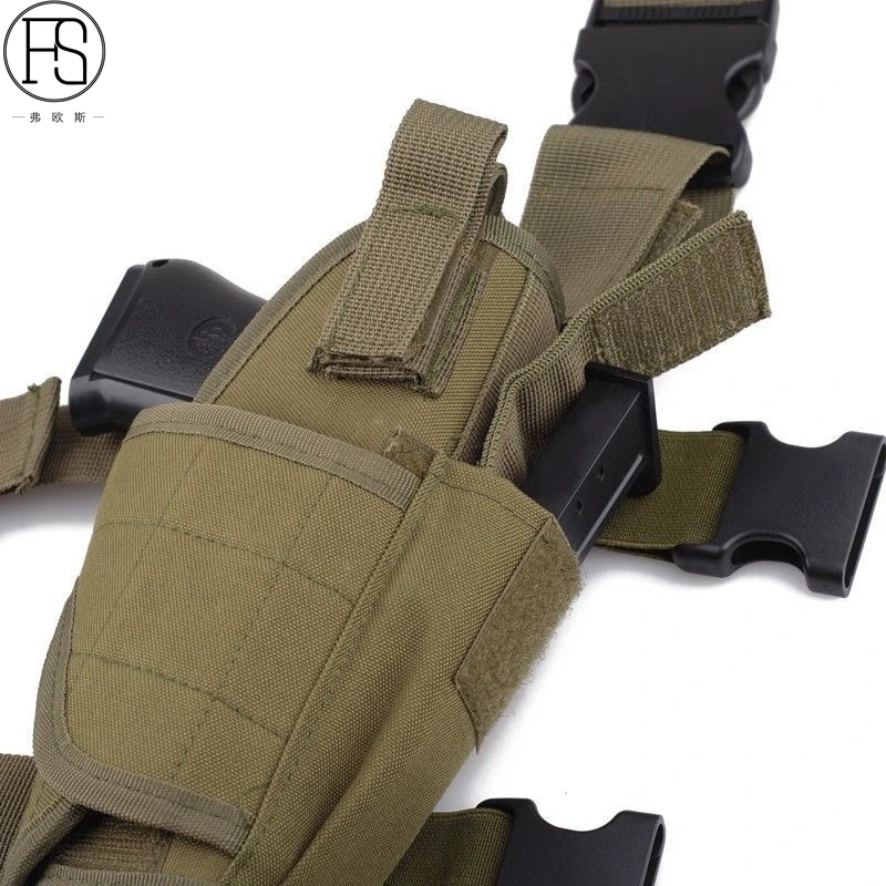Funda táctica para caza al aire libre, pie Vertical militar, funda Universal para pistola, todas las armas, bandeja de mano derecha, pie trasero - imagen 4