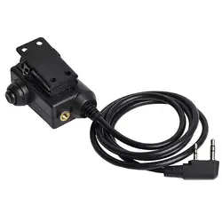 ADAPTADOR M51 PTT TÁCTICO para interfaz transceptor de auriculares-transceptor serie M FMA/TMC/FCS RAC
