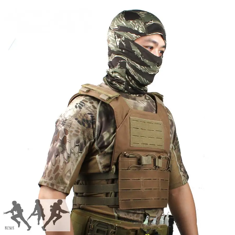 Máscara de camuflaje táctico para montar al aire libre, a prueba de viento, a prueba de polvo, pañuelo transpirable para la cabeza, punto de Tigre, punto alemán, varios camuflaje - imagen 2