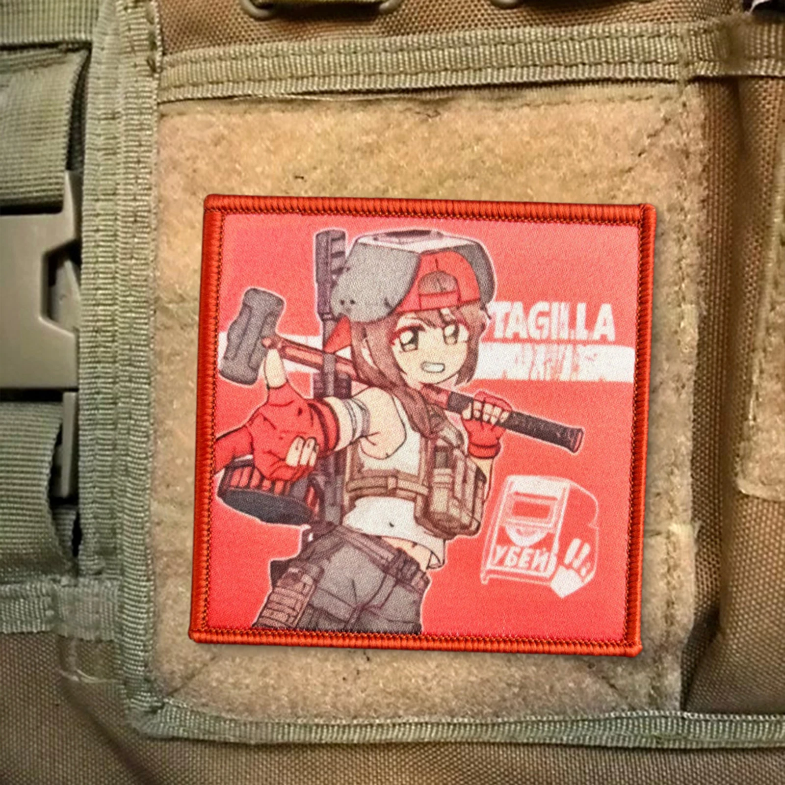 Taglla Parche Táctico Anime con Velcro – Insignia Moral Bordada - imagen 5