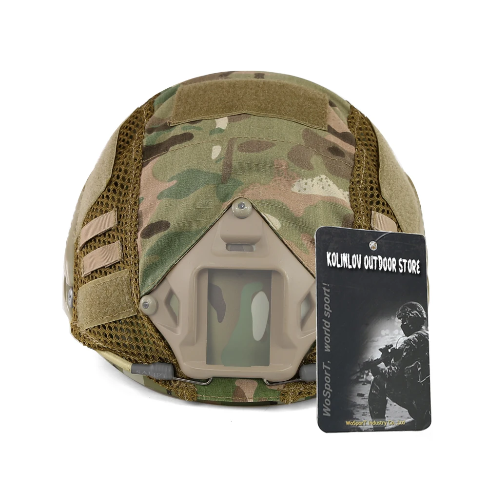 Cubierta de casco Militar, Color camuflaje para MH, PJ, Airsoft, Paintball, caza, táctico, rápido, accesorios para casco - imagen 3