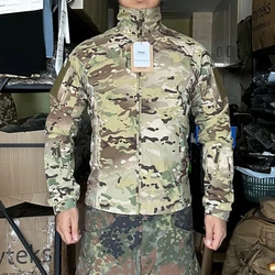 Gen.2 Chaqueta de concha suave chaqueta táctica duradera, transpirable, resistente al viento chaqueta de adiestramiento al aire libre para primavera y otoño para hombres