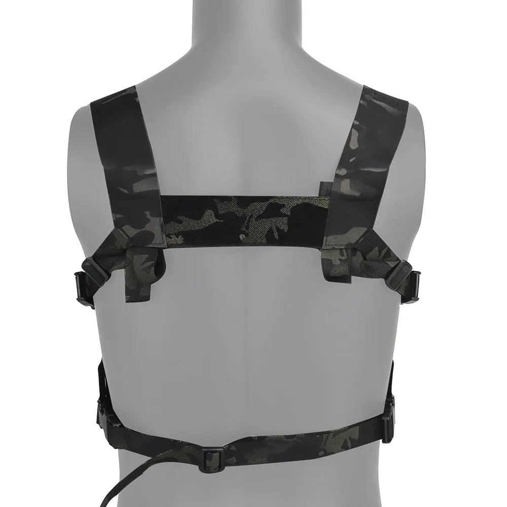 Arnés táctico FC Chesty Rig, estilo Ferro FCPC, corte láser Molle H, adaptable a solapas frontales, caza, Airsoft, chaleco de Paintball - imagen 4