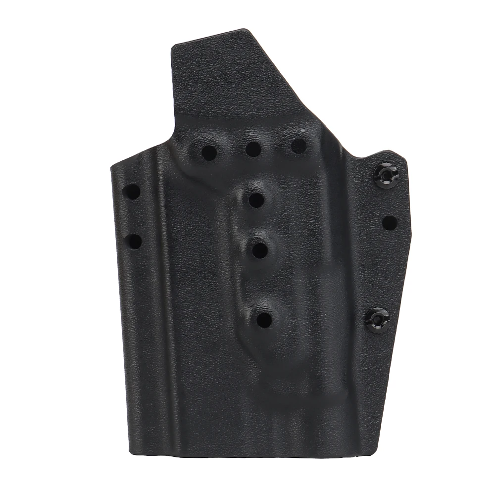 Funda para pistola Glock17 con soporte para linterna TLR-1, funda Kydex para G17/G19/G19x, adaptador de hebilla de liberación rápida, funda de cintura - imagen 5