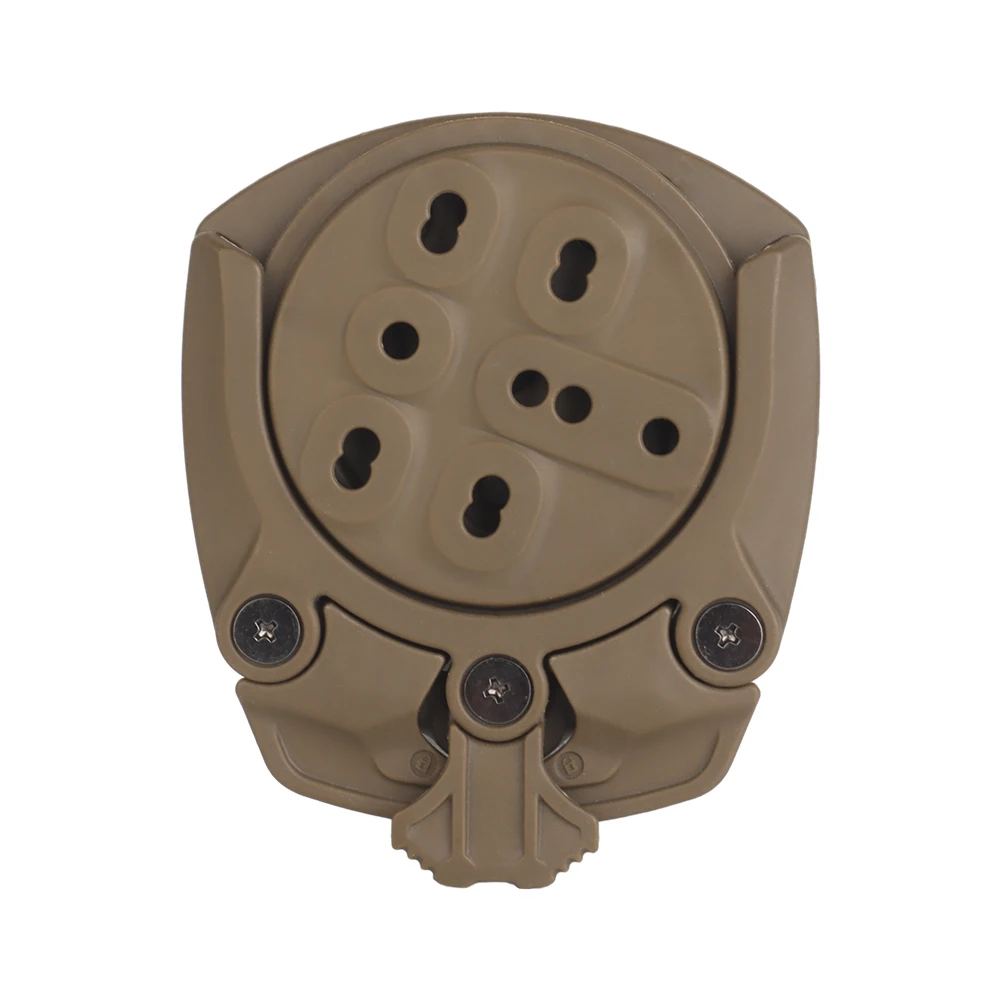 Hebilla de nailon de liberación rápida, Base giratoria de 360 grados, accesorios para cinturón táctico de caza, montaje en ángulo ajustable - imagen 5