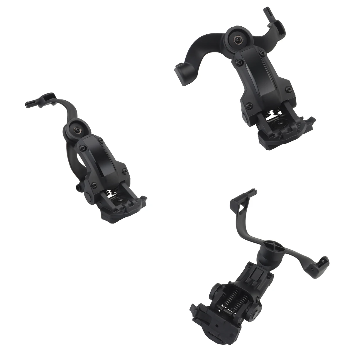 Juego de soporte para auriculares, accesorios para casco, Kit de adaptador de riel multiángulo ajustable para auriculares tácticos con cancelación de ruido - imagen 5