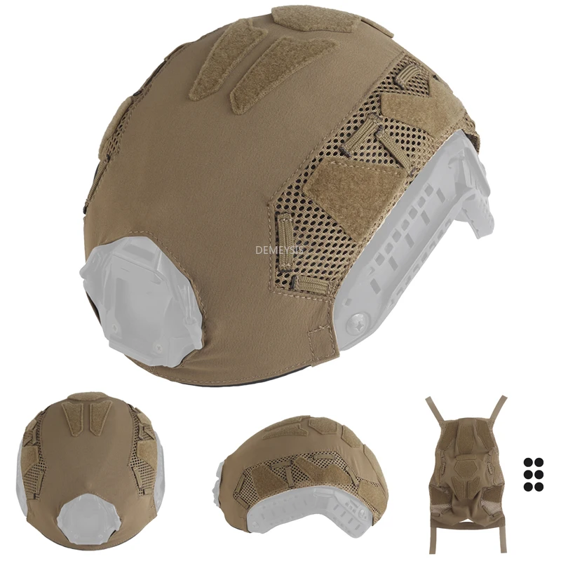 ​ Cubierta de casco táctico para cascos FAST SF de corte alto, malla transpirable, casco de Paintball, tela protectora, accesorios para cascos