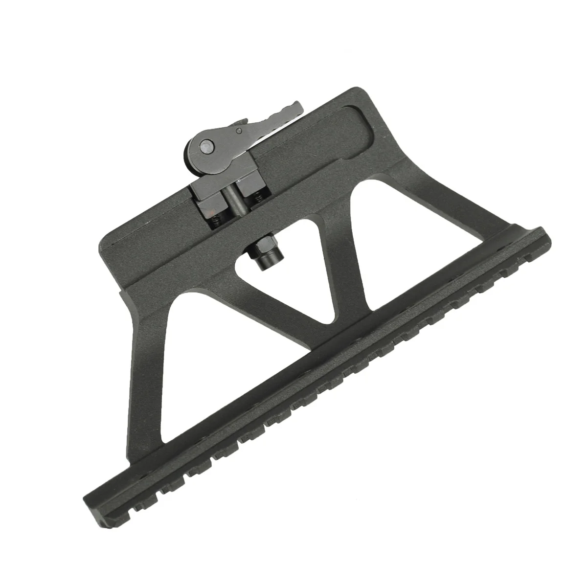 Riel de montaje lateral de cola de milano M1 AK de acero para receptores estampados fresados, se acepta accesorios de caza con montaje de punto rojo AK47 AK74 - imagen 3
