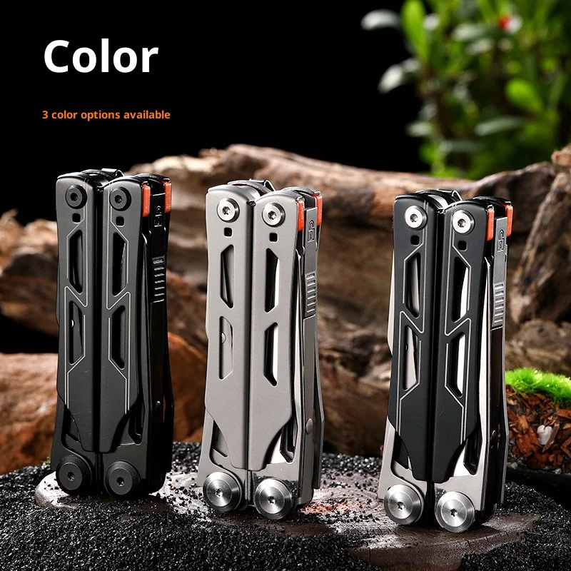 Nuevo alicates multifuncionales de proceso de perforación de precisión, alicates portátiles de herramientas totalmente de acero inoxidable para acampar al aire libre - imagen 4