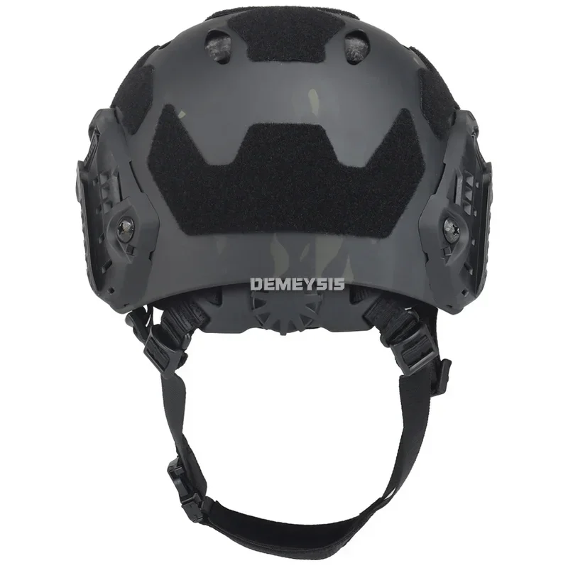 Cascos tácticos de media cubierta, Protector de cabeza ajustable para deportes de caza y Tiro, Airsoft, Paintball rápido, SF, corte súper alto - imagen 3