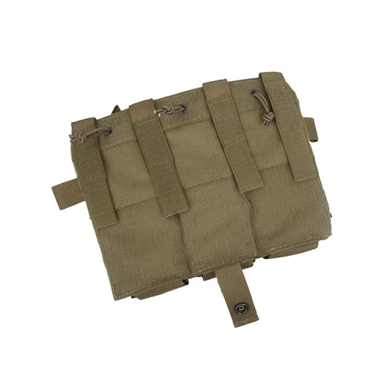 Bolsa negra TMC Tacticas Molle M4 Triple Mag para chaleco táctico Jpc2.0 AVS SPC Panel frontal - imagen 4