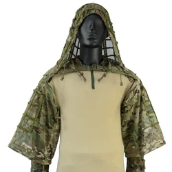 Traje Ghillie táctico con capucha Viper para Airsoft y Paintball