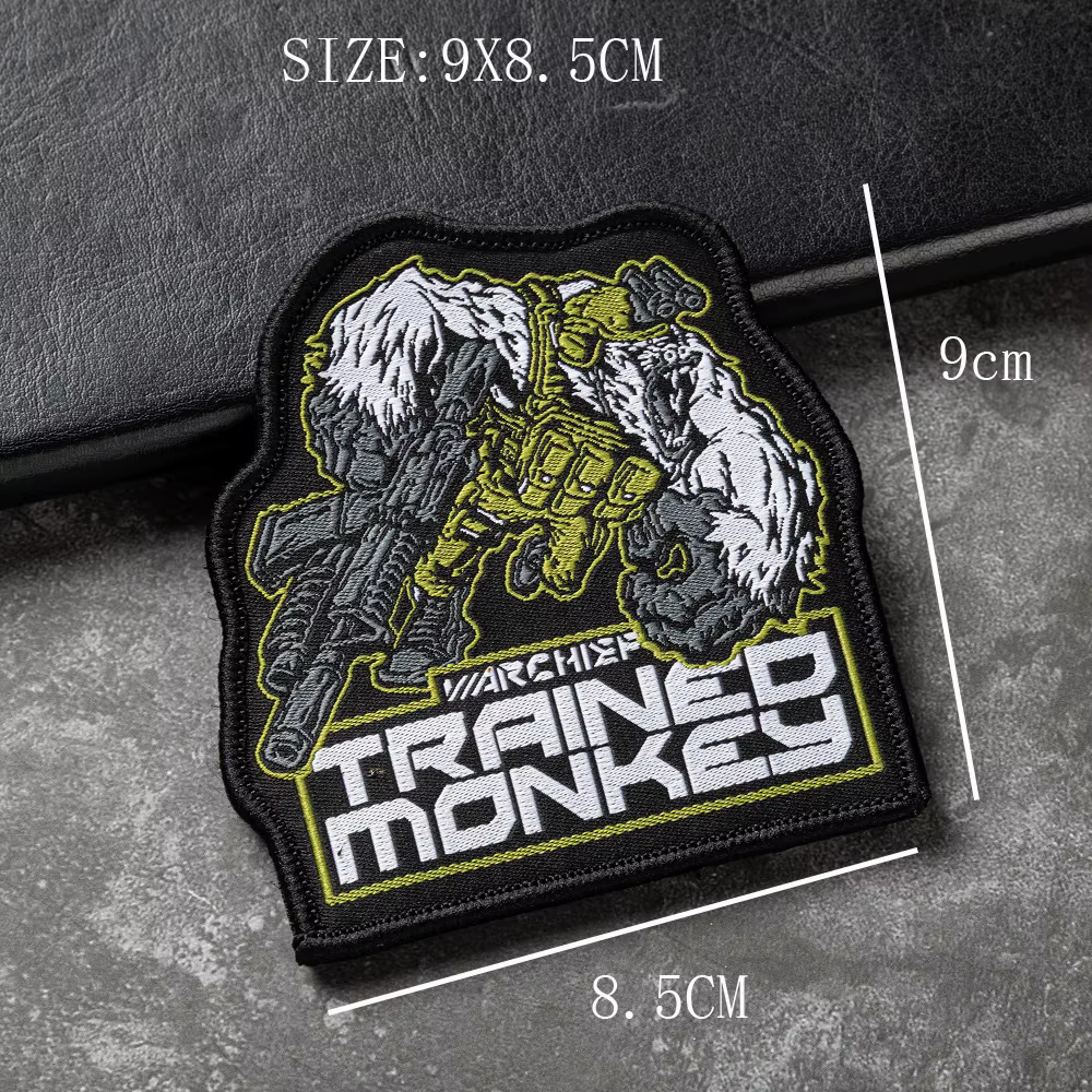 Brazalete táctico Ranger bordado tigre volador moral con velcro - imagen 2