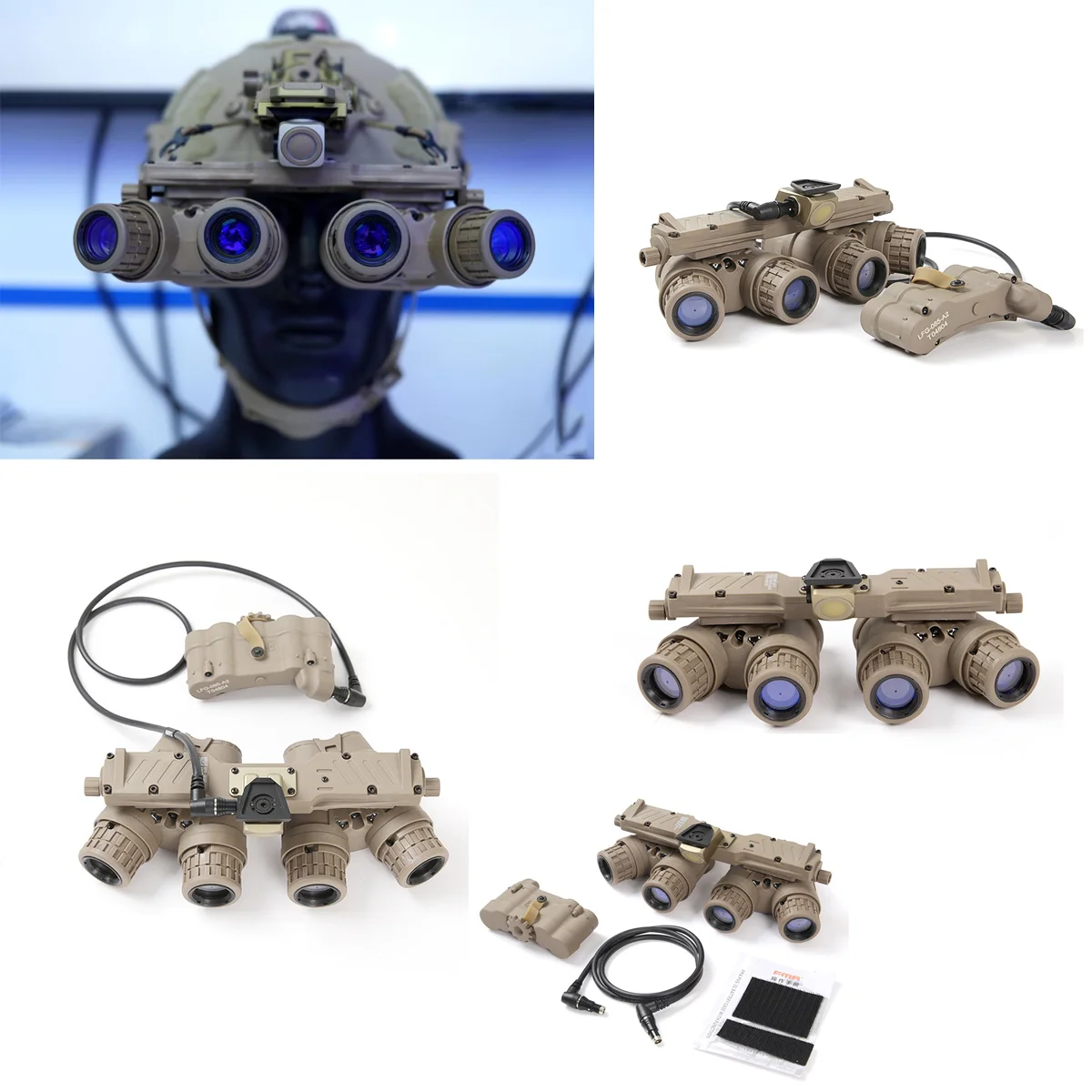 FMA GPNVG Deportes y entretenimiento Gafas de visión nocturna panorámica Formatos BNVS Modelo Manequim TB1289 - imagen 5