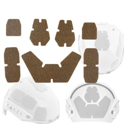 Parches para casco Airsoft, accesorios adhesivos con gancho y bucle para cascos AF, casco táctico, pegatina adhesiva trasera para el cabello DIY