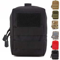 Mini riñonera Molle médica para exteriores, herramienta de supervivencia, paquete de almacenamiento de primeros auxilios, bolsa táctica para acampar, cazar, monedero, bolsa para cinturón