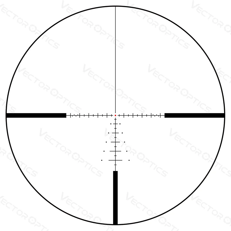 Vector Optics Paragon 3-15X44 Sfp mira telescópica retícula de vidrio grabada en configuración Mil para tácticas de caza - imagen 3