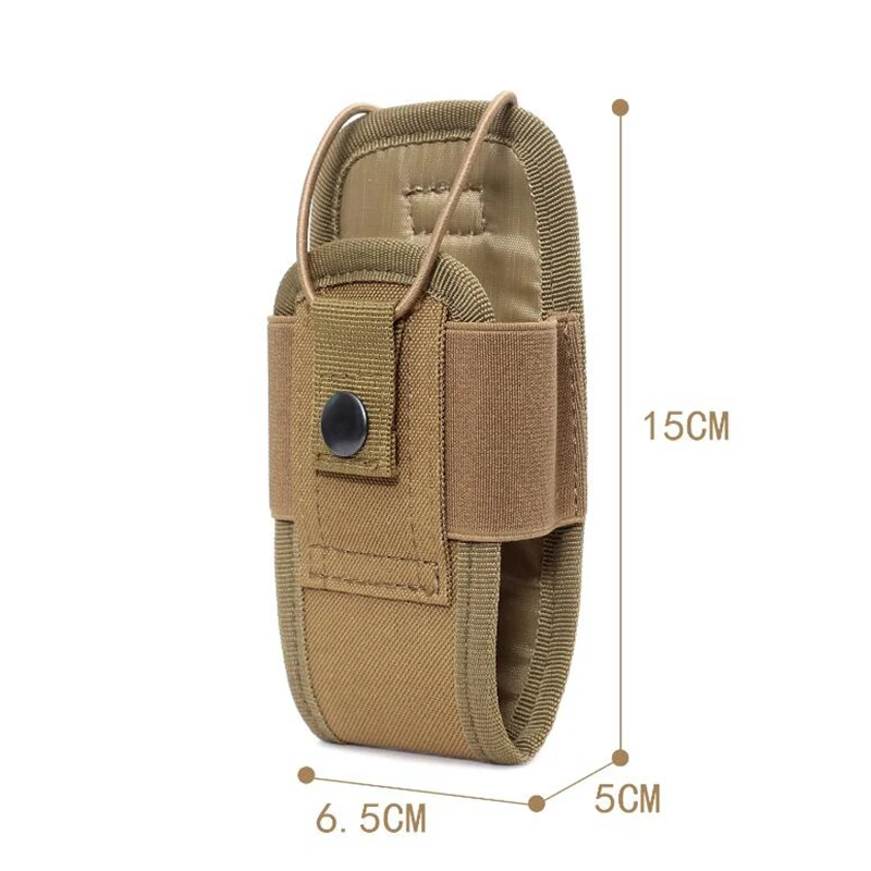 Bolsa de Radio MOLEE para Baofeng, cinturón con funda, portador de placa Multicam, bolsa de Radio Mbitr Walkie Talkie, soporte de Radio ASIP 5,11 - imagen 3