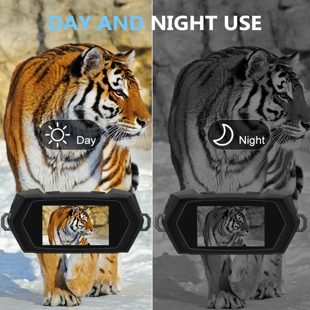 Telescopio táctico Digital 8X DZ060, gafas con linterna, binoculares de visión nocturna infrarroja 4K UHD para cámara de caza y Camping - imagen 5