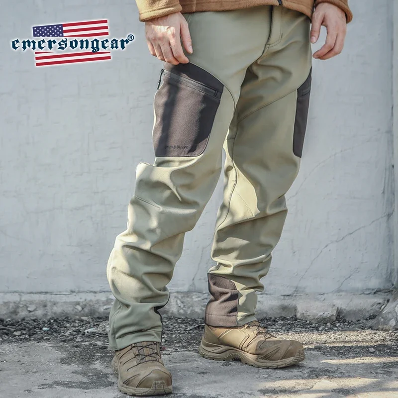 Emersongear-pantalones de Trekking tácticos Killer Whale, triple función tecnológica, secado rápido, impermeables, cálidos, Cargo - imagen 2