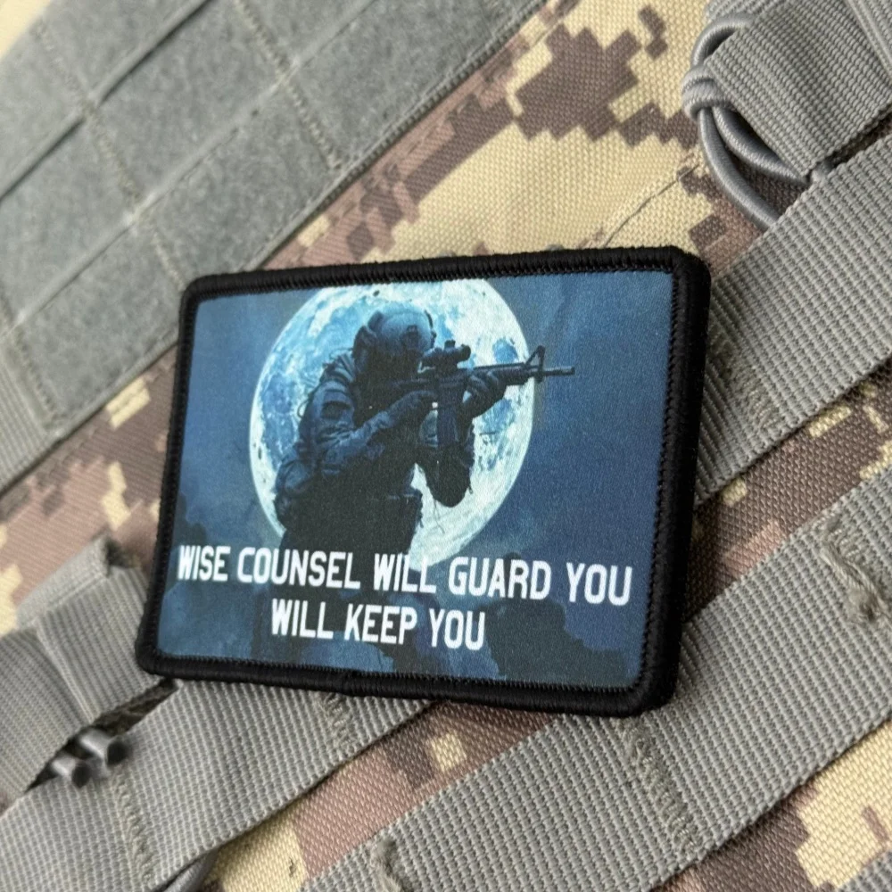 Chevron te continá parche táctico moral militar parches de gancho y bucle impresos personalizados para ropa pegatina de mochila del ejército - imagen 4