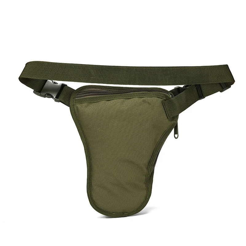 Bolsa táctica de combate del Ejército, riñonera ajustable para pierna, senderismo, caza, Airsoft, Molle, Militar - imagen 2