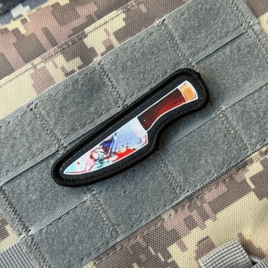 Parche con insignia de moral divertida de Chica de Anime "Yuno Gasai", parches de gancho y bucle con estampado táctico militar, pegatina con apliques personalizados para mochila