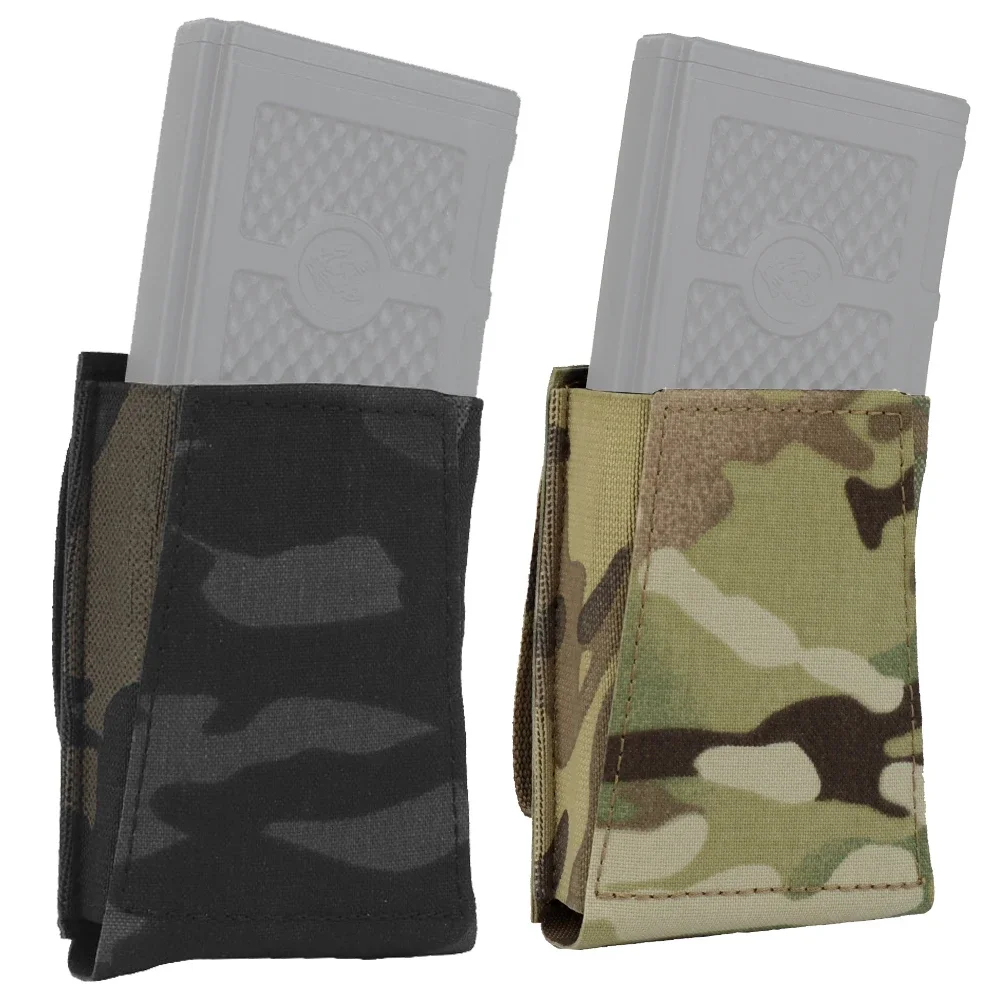 Bolsa para revistas individual 5,56, estuche para revistas para Rifle, bolsa elástica, chaleco de caza, bolsa para revistas M4, M14, M16, AR15 - imagen 3