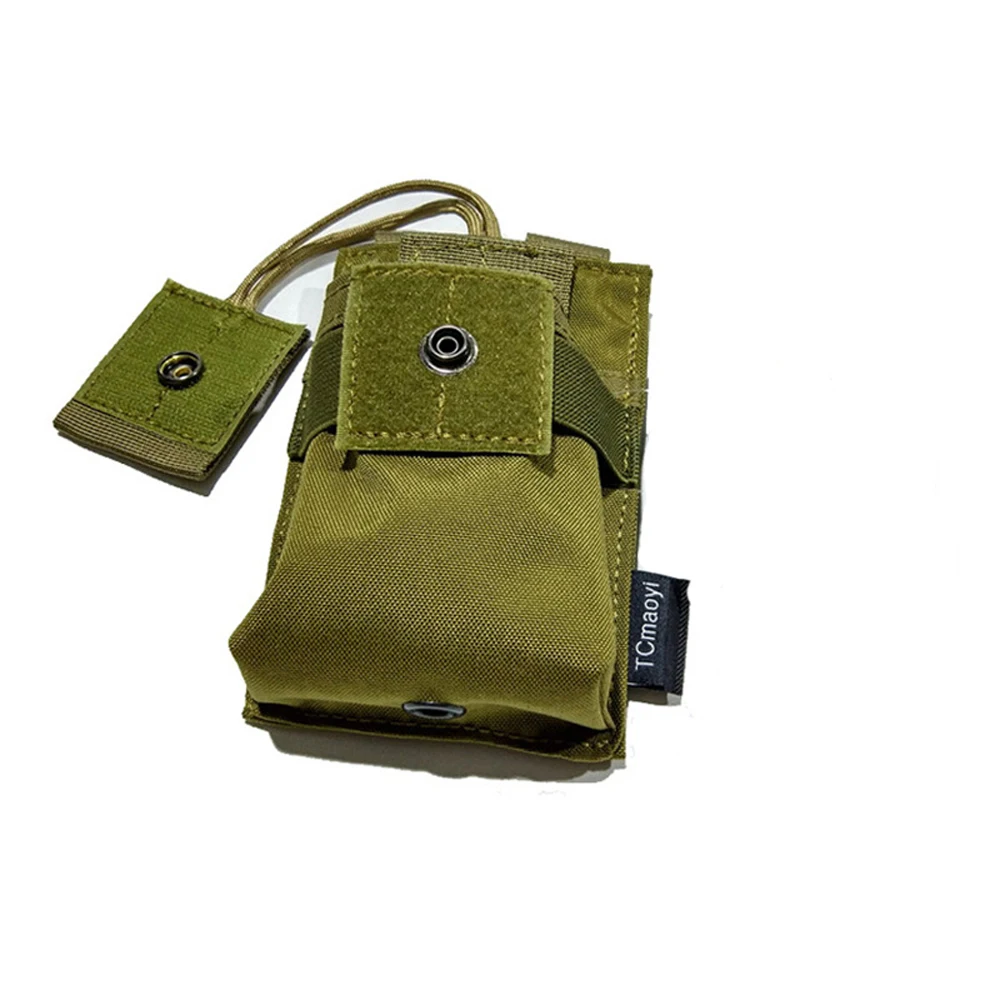 Chaleco táctico Molle, bolsa para Radio, Walkie Talkie, riñonera, soporte, funda para interfono portátil, bolsa de transporte - imagen 4