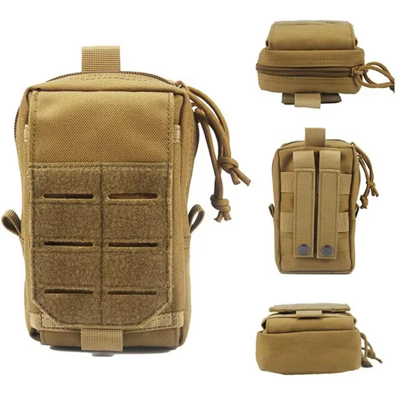 Estuche táctico MOLLE para teléfono y botiquín de cintura