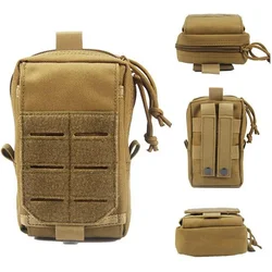 Estuche táctico MOLLE para teléfono y botiquín de cintura