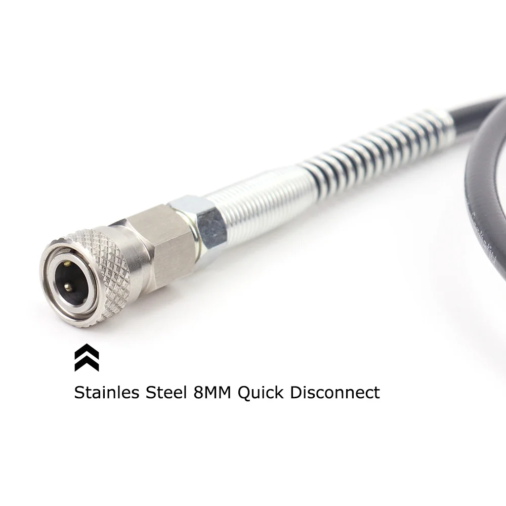 Nuevo Manguera de carga de látigo de alta presión, extensión de llenado remoto, 10 pulgadas, 24 pulgadas, 36 pulgadas, 50 pulgadas - imagen 2