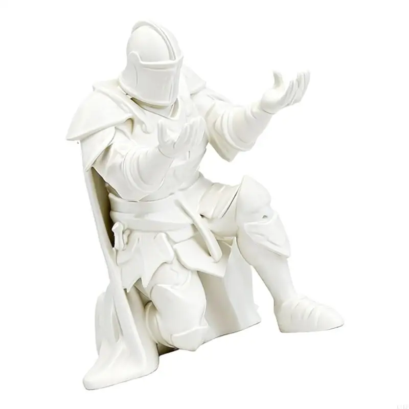 Soporte bolígrafo 3D caballero impreso – organizador de escritorio - imagen 3