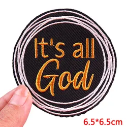 Parche táctico bordado letras negro para coser o planchar
