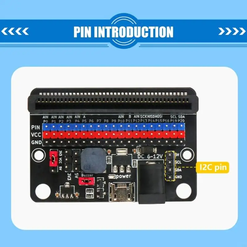 J1HC Educational: módulo expansión bits que ofrece múltiples entradas energía - imagen 3