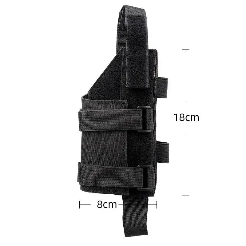 Funda táctica pistola muslera MOLLE para pierna, caza y outdoor - imagen 2
