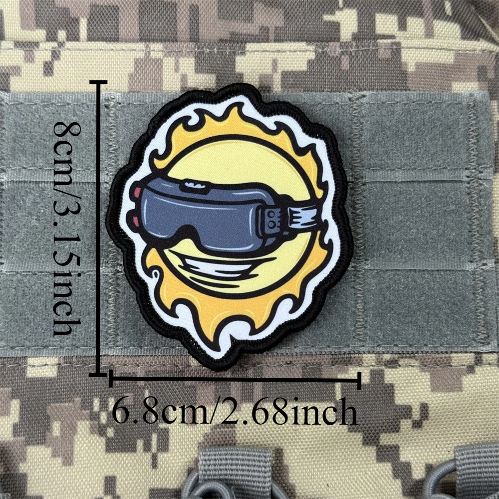Parche de operador Solar, moral táctica, ejército militar, apliques personalizados, pegatina para mochila, parches de gancho y bucle impresos para ropa - imagen 2